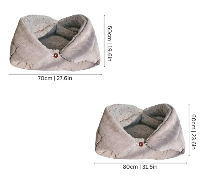 Cozy 2-in-1 Cat Bed and Blanket – Soft, Washable, All-Season Comfort for Cats 8
