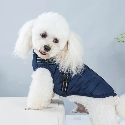 Freya Winter Coat – Insulated Dog Jacket with Harness Loop