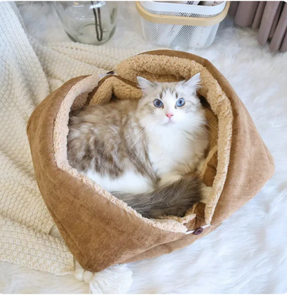 Cozy 2-in-1 Cat Bed and Blanket – Soft, Washable, All-Season Comfort for Cats 1