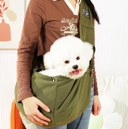 Dog Carrier Bag Shoulder Bag - Stylish Pet Carrier Bag For Small Dogs & Cats