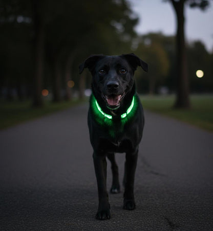 USB Rechargeable LED Collar for Dogs