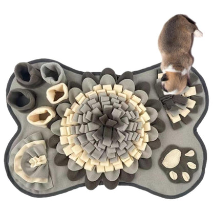 Dog Snuffle Mat for Foraging Skills – Durable Feeding Mat to Promote Slow Eating, 24x18 Inches, Multi-Colored 7