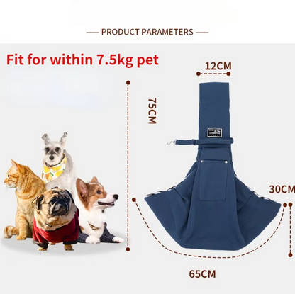 Dog Carrier Bag Shoulder Bag - Stylish Pet Carrier Bag For Small Dogs & Cats