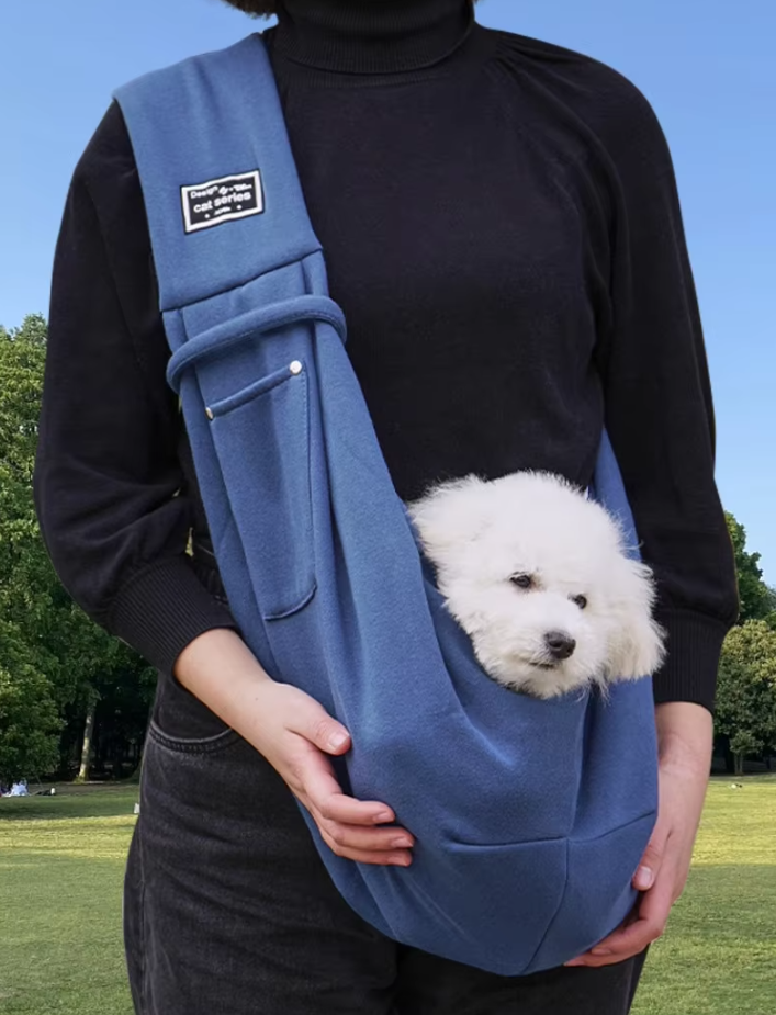 Dog Carrier Bag Shoulder Bag - Stylish Pet Carrier Bag For Small Dogs & Cats
