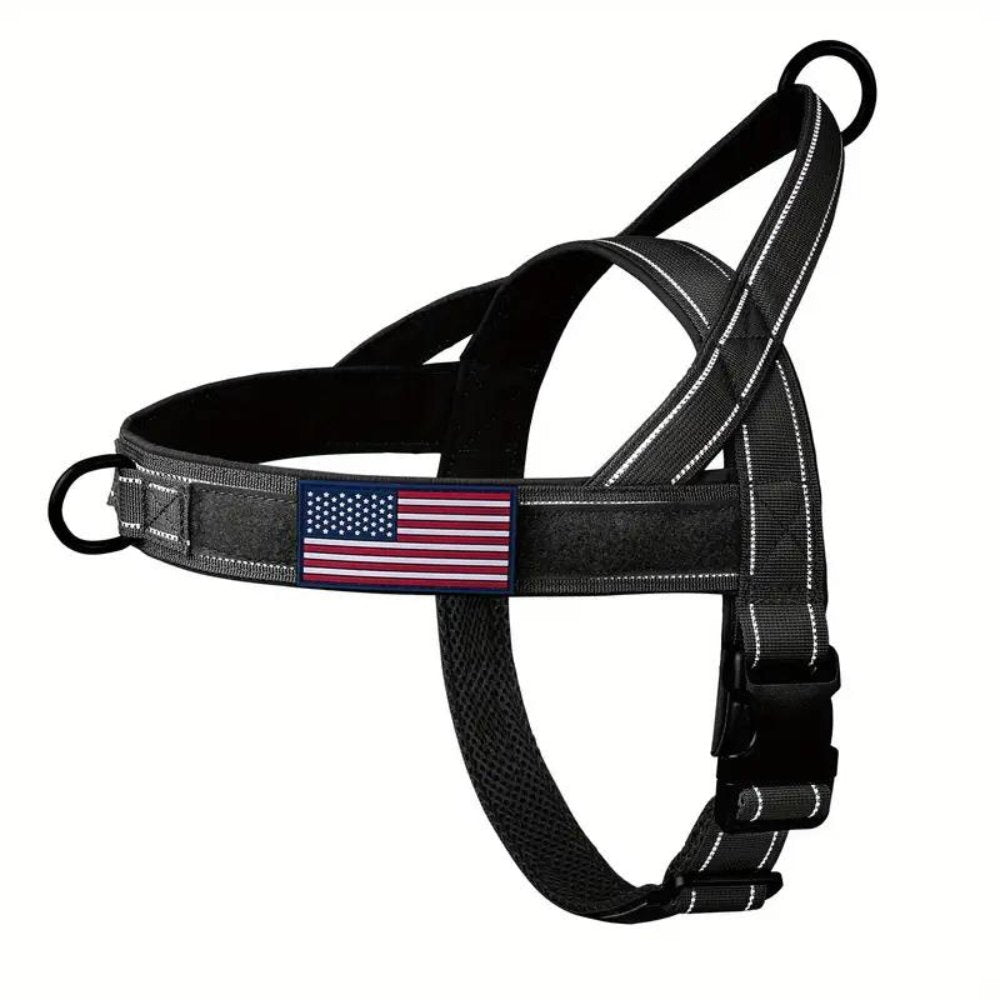 No Pull Dog Harness with Comfort Grip Handle and Reflective Strips - Adjustable Safety Harness for Small to Large Dogs 0