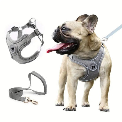 No Pull Dog Harness with Reflective Strip – Adjustable Fit for Small to Medium Dogs, Best for Puppy Training and Daily Walks 0