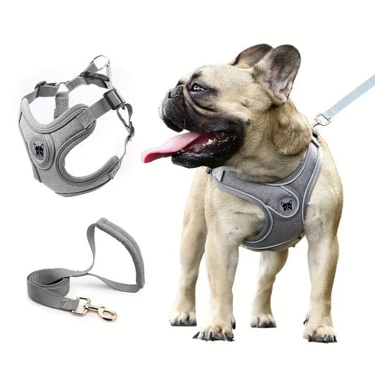 No Pull Dog Harness with Reflective Strip – Adjustable Fit for Small to Medium Dogs, Best for Puppy Training and Daily Walks 0
