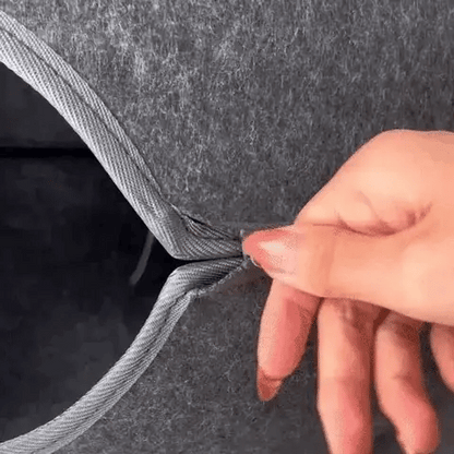 2-in-1 Cat Bed and Play Tunnel - Cozy Eco-Friendly Felt Design for Rest and Play, Easy to Clean 3