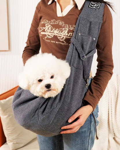 Dog Carrier Bag Shoulder Bag - Stylish Pet Carrier Bag For Small Dogs & Cats