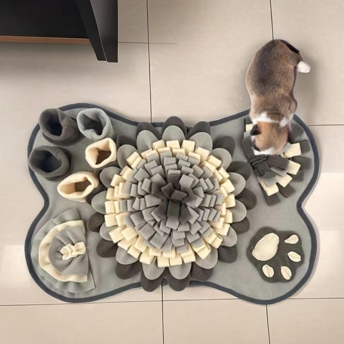 Dog Snuffle Mat for Foraging Skills – Durable Feeding Mat to Promote Slow Eating, 24x18 Inches, Multi-Colored 1