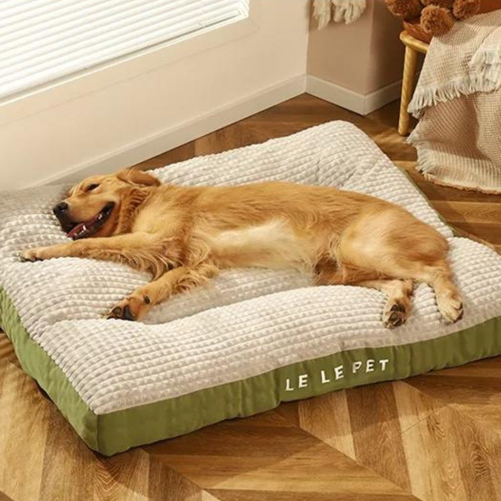 Large Fleece Dog Bed with Detachable Cover – Cozy and Comfortable Sleeping Solution for Pets of All Sizes 4