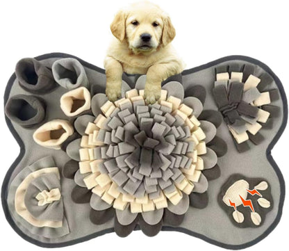 Dog Snuffle Mat for Foraging Skills – Durable Feeding Mat to Promote Slow Eating, 24x18 Inches, Multi-Colored 0