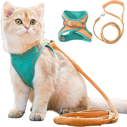Harness with Reflective Trim for Cats