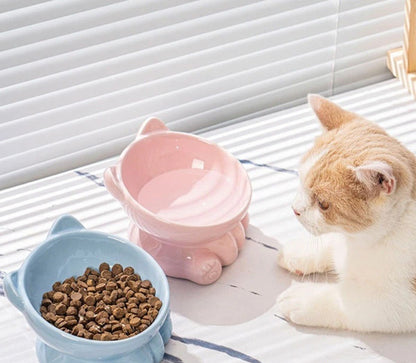 Ceramic Cat Food Bowl