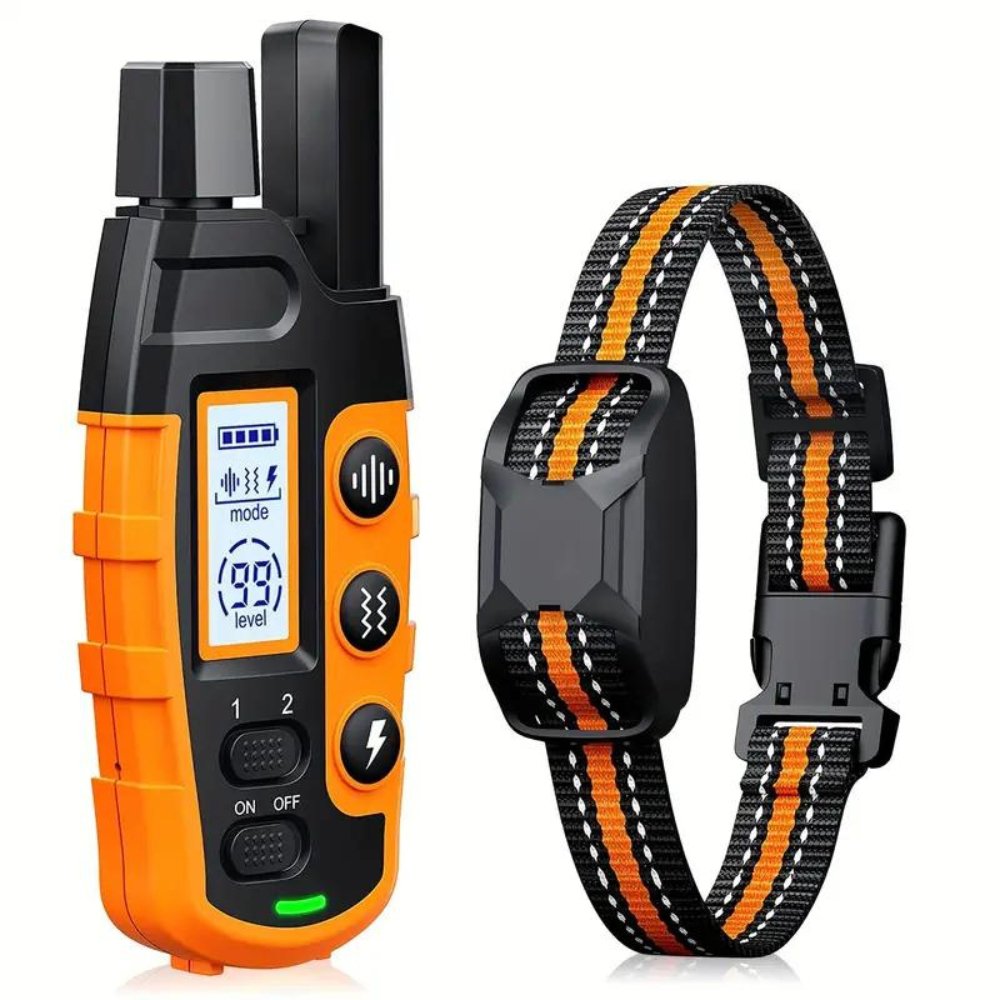 Dog Training Collar with Beep, Vibration, Adjustable Shock – Waterproof and Rechargeable Dog Collar 0