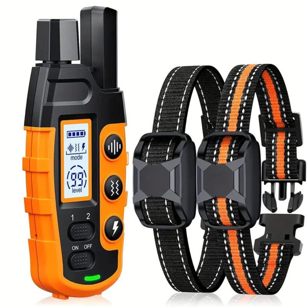 Dog Training Collar with Beep, Vibration, Adjustable Shock – Waterproof and Rechargeable Dog Collar 1