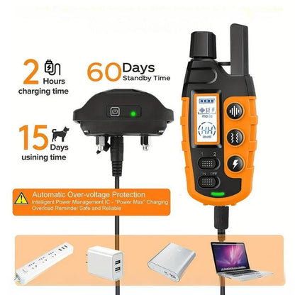 Dog Training Collar with Beep, Vibration, Adjustable Shock – Waterproof and Rechargeable Dog Collar 2