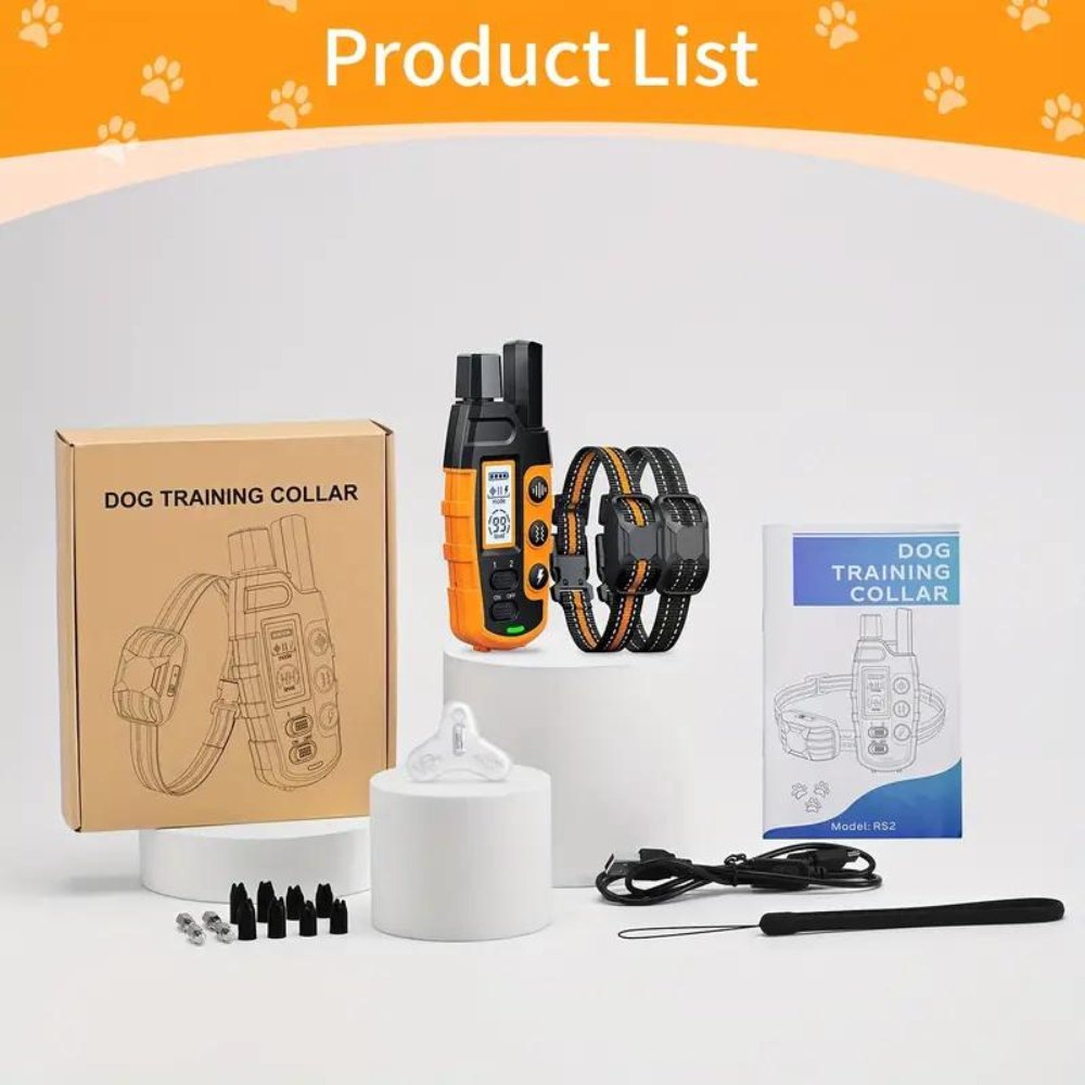 Dog Training Collar with Beep, Vibration, Adjustable Shock – Waterproof and Rechargeable Dog Collar 5