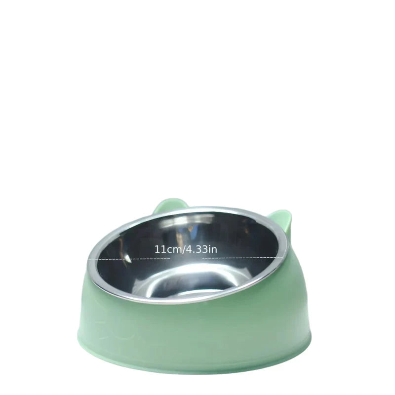 Raised Ergonomic Cat Food Bowl
