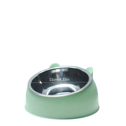Raised Ergonomic Cat Food Bowl
