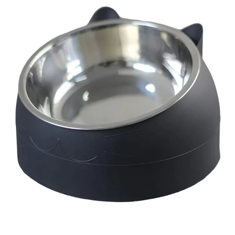 Raised Ergonomic Cat Food Bowl